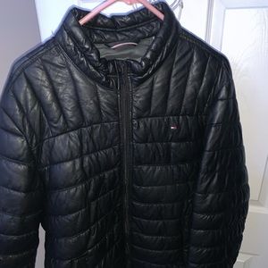 Tommy Hilfiger black puffer coat